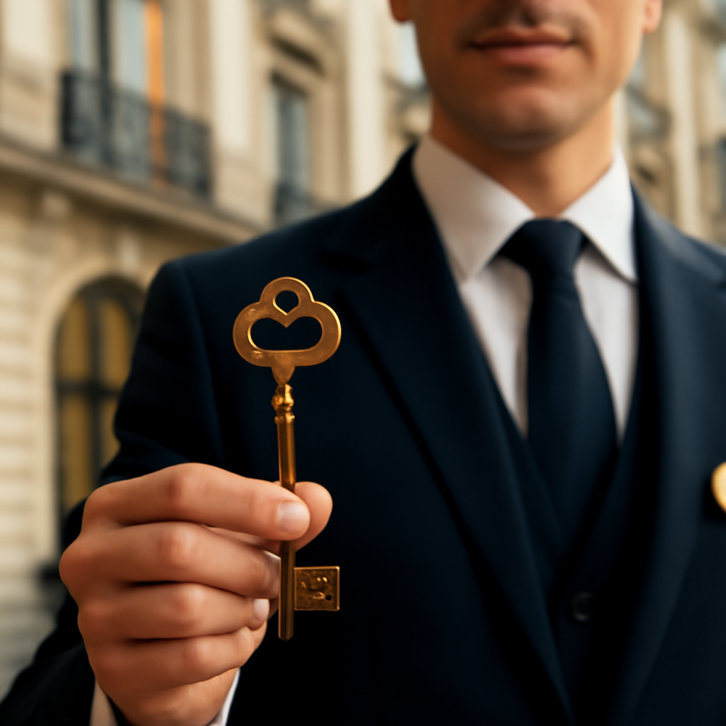 Concierge key handover